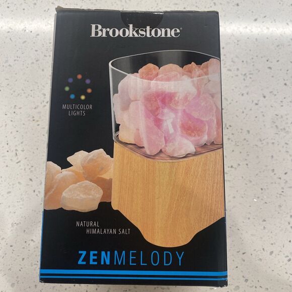 Brookstone Multicolor Himalayan Salt Lamp with Speaker - Picture 4 of 4